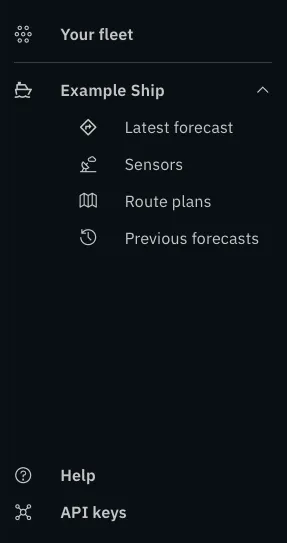Navigation rail